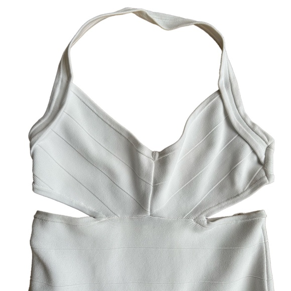 Guess ◡̈ Mirage Cut-Out Bandage Halter Mini Dress - Picture 6 of 15